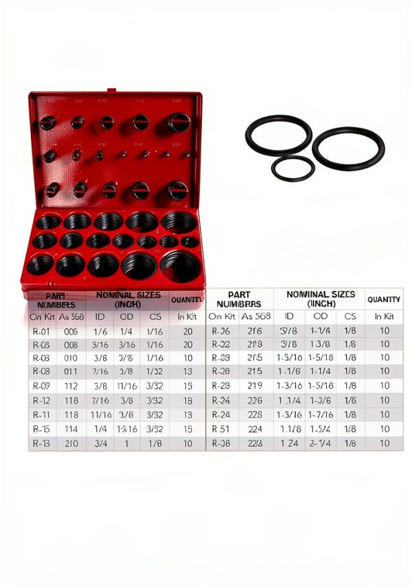 bylikeho Automotive O-Ring Kit Rubber Seals-4