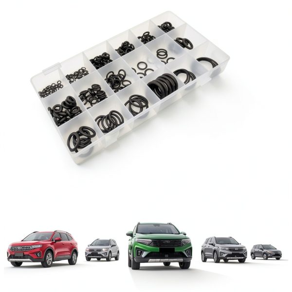 Nitrile Rubber O-Ring Set by Slykew for Automotive-4