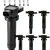 Ignition Coil Pack TAUTOY 6PCS Plug V6 Fit-0