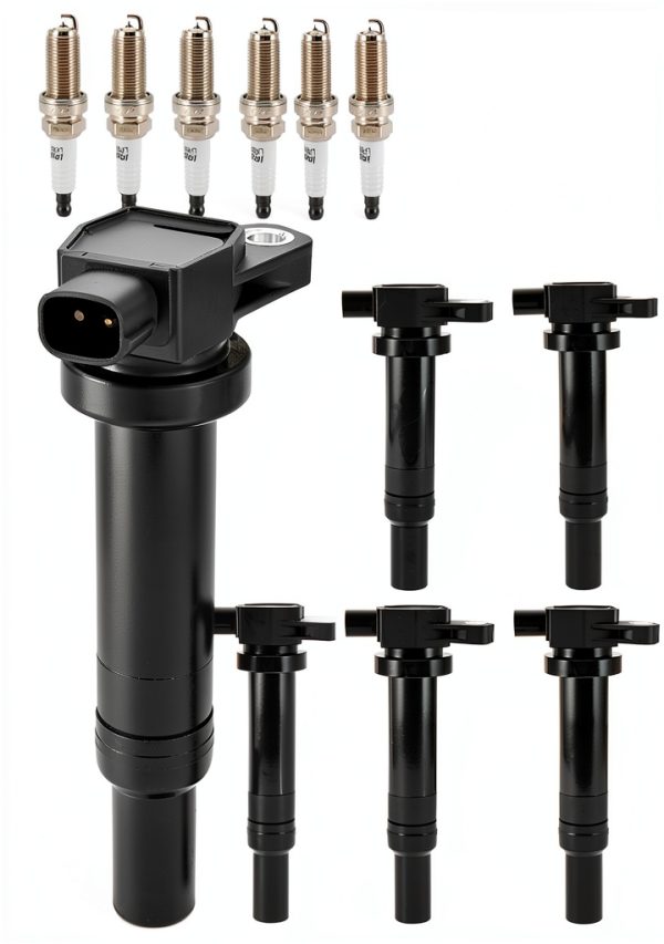 Ignition Coil Pack TAUTOY 6PCS Plug V6 Fit-0