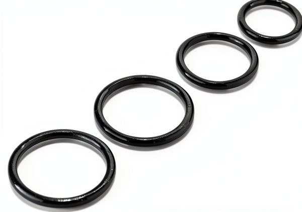 3mirrors Black Rubber O-Ring Set for Automotive-0