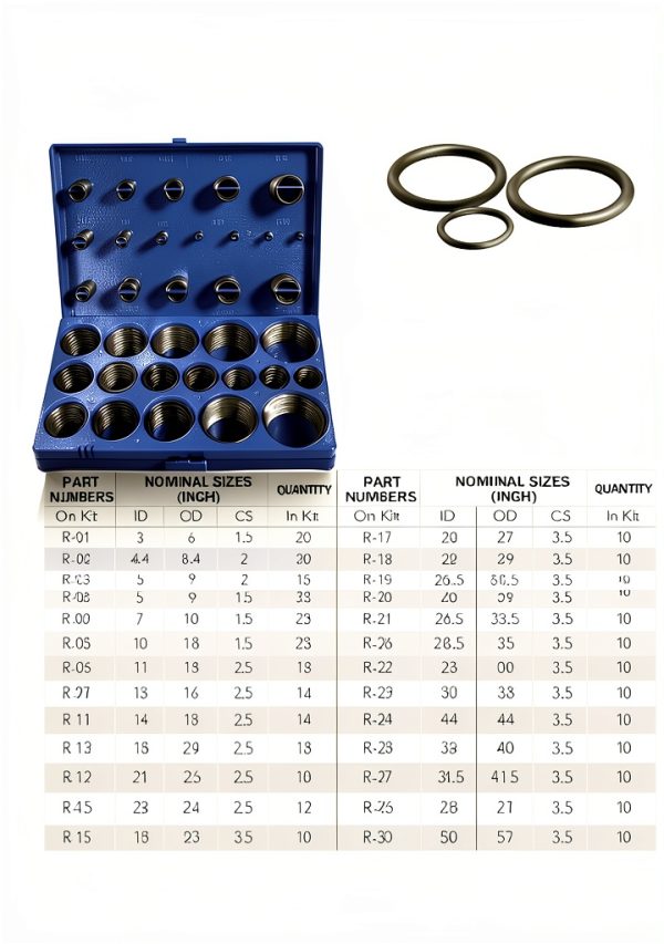 bylikeho Automotive O-Ring Kit Rubber Seals-5
