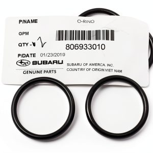 Subaru Fluorocarbon Water Pipe O-Rings Set 2pcs-0