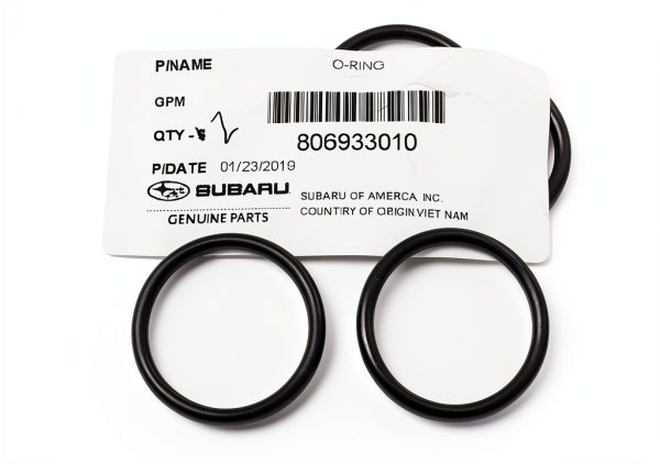 Subaru Fluorocarbon Water Pipe O-Rings Set 2pcs-0