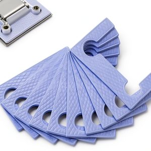 SHENGYIYISHENG Light Blue Plastic Shower Door Hinge Gasket 10pcs-0