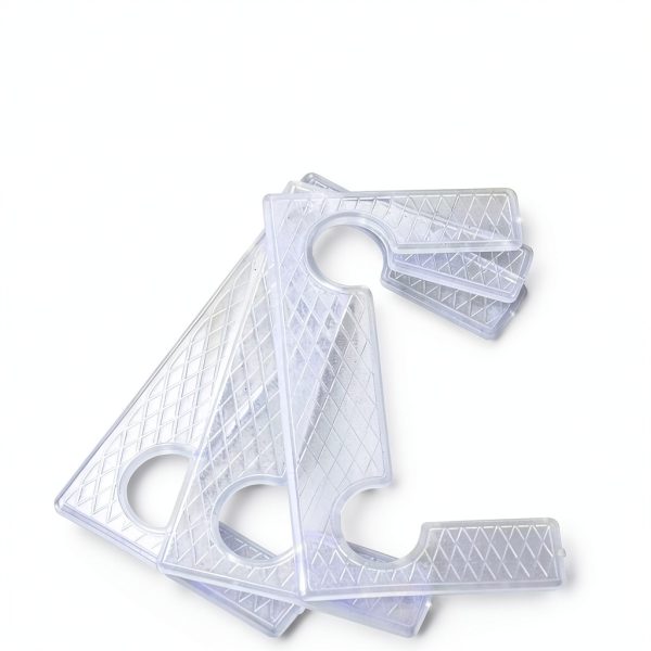 SHENGYIYISHENG Light Blue Plastic Shower Door Hinge Gasket 10pcs-6