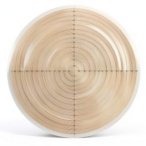 Optical Comparator Chart for Profile Projector qrcamule 300mm Mylar-0