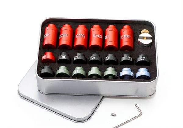 Headspace Gauge Comparator Kit Aluminum Alloy Body with Storage Box-7