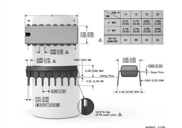CD4017BE Horinktor CMOS 4017 Decoded Output Counter IC 3V to 15V DIP16-5
