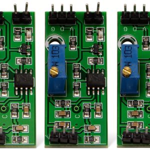 3Pcs LM393 3.5-24V Voltage Comparator Module with LED Indicator High Level Output Analog Comparator Control-0