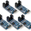 Oiyagai LM393 speed sensor module 5pcs Slot Type IR Optocoupler-0