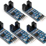 Oiyagai LM393 speed sensor module 5pcs Slot Type IR Optocoupler-0
