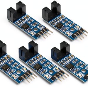 Oiyagai LM393 speed sensor module 5pcs Slot Type IR Optocoupler-0